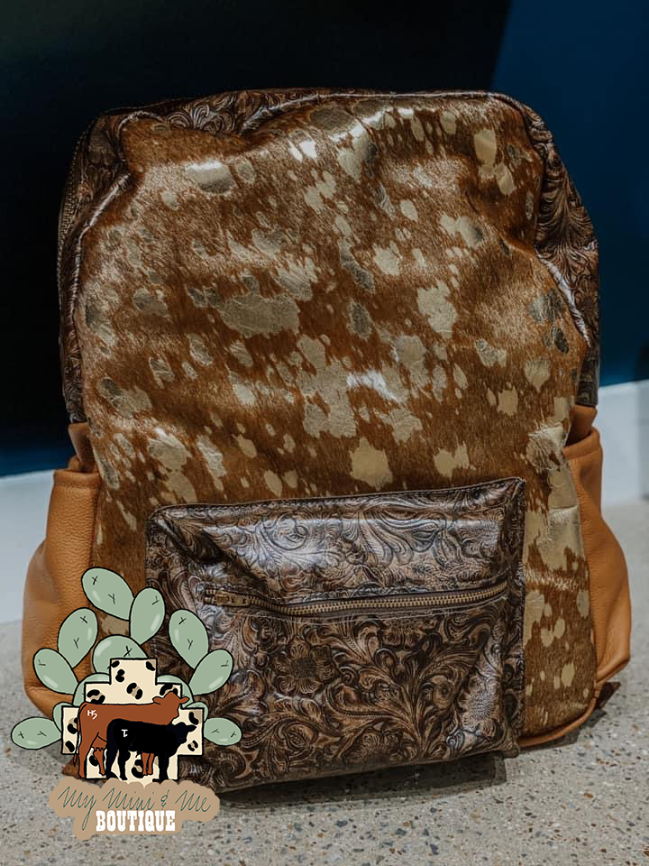 Cowhide Backpack