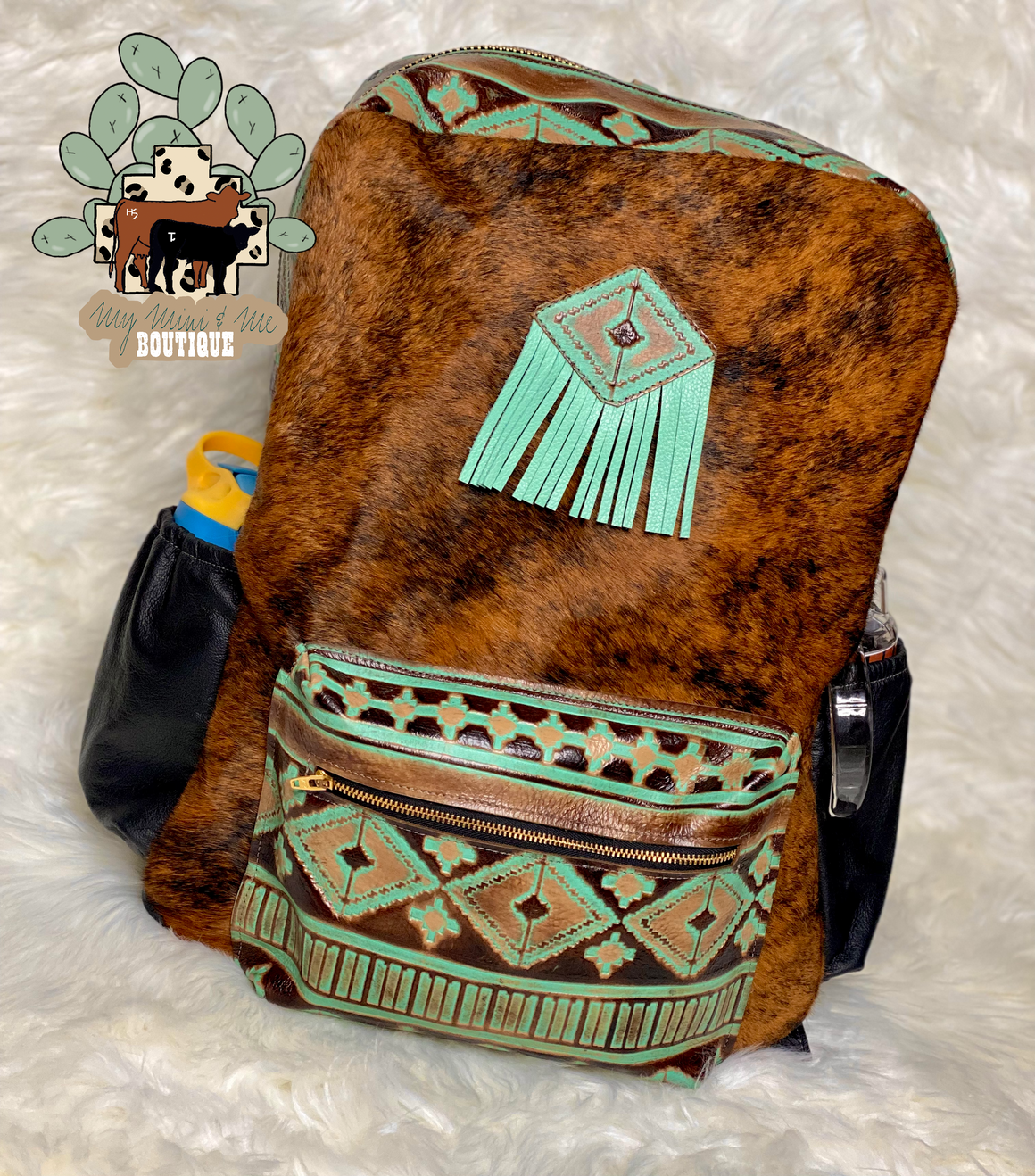 Cowhide Backpack