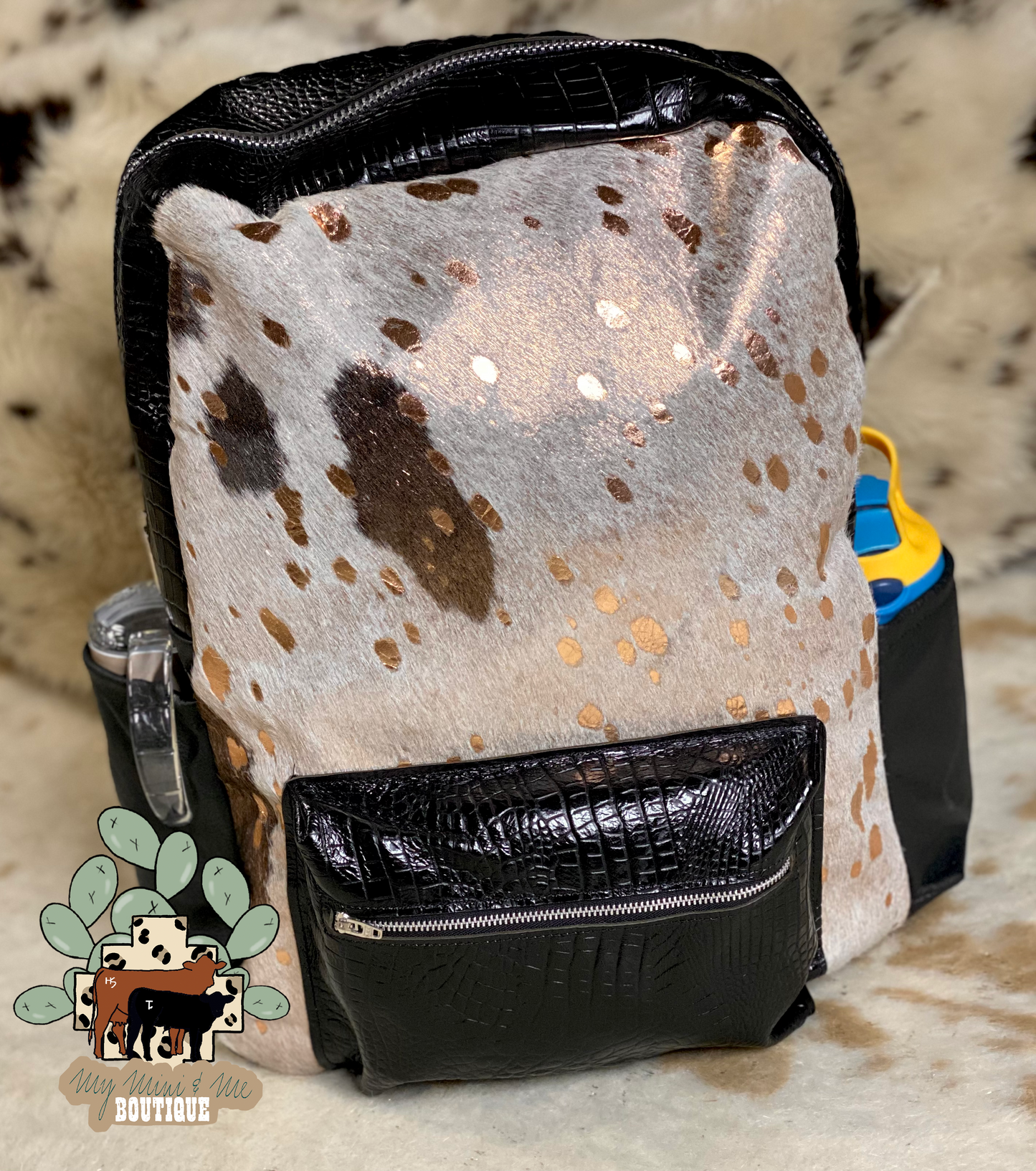 Cowhide Backpack