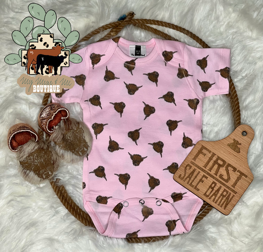 Highland Pink Bodysuit