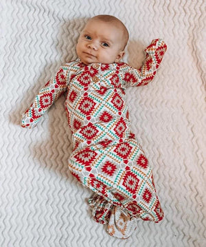 Kip Knotted Newborn Gown