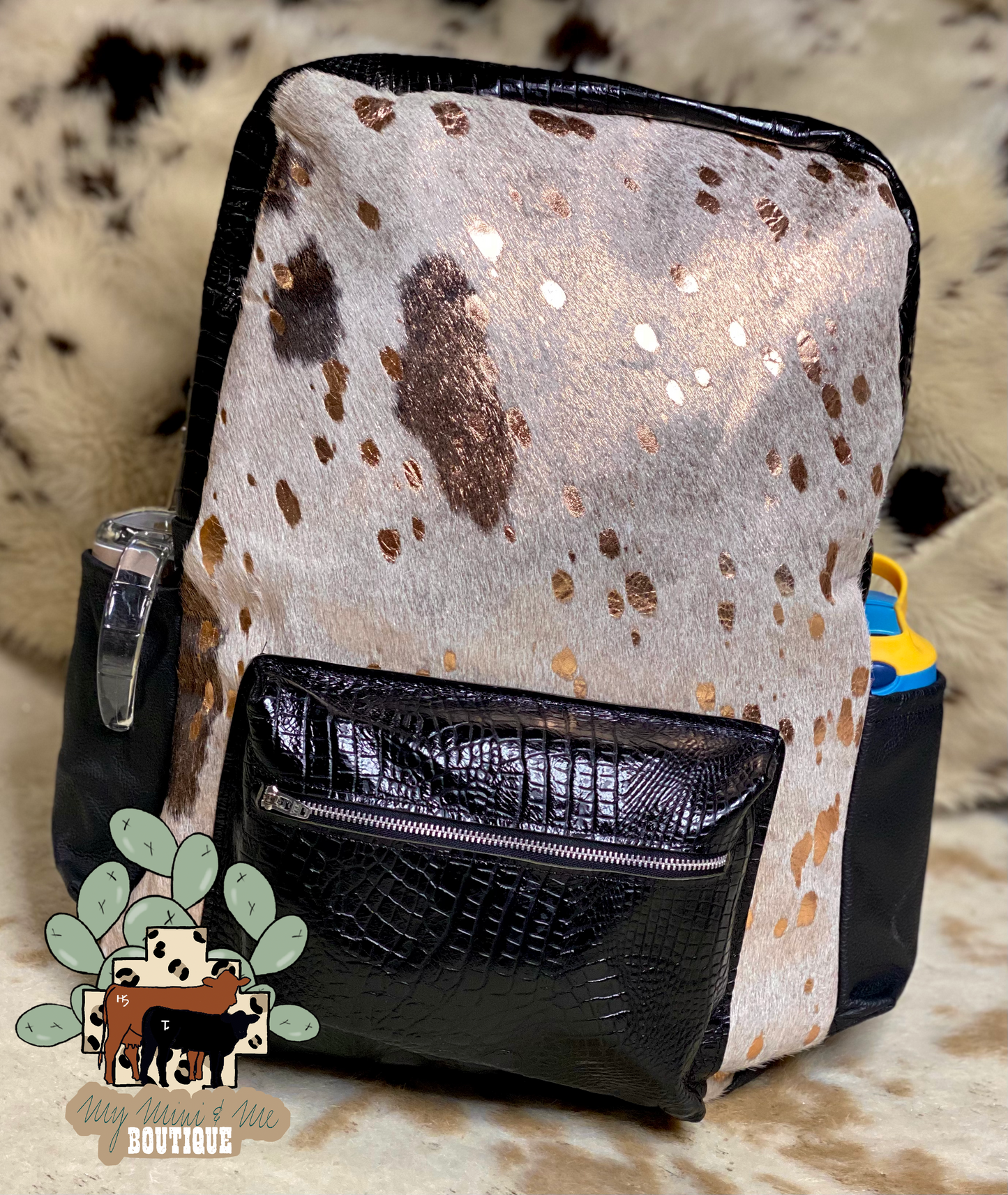 Cowhide Backpack