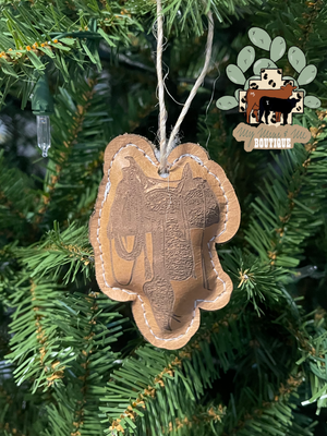 Leather Christmas Ornaments