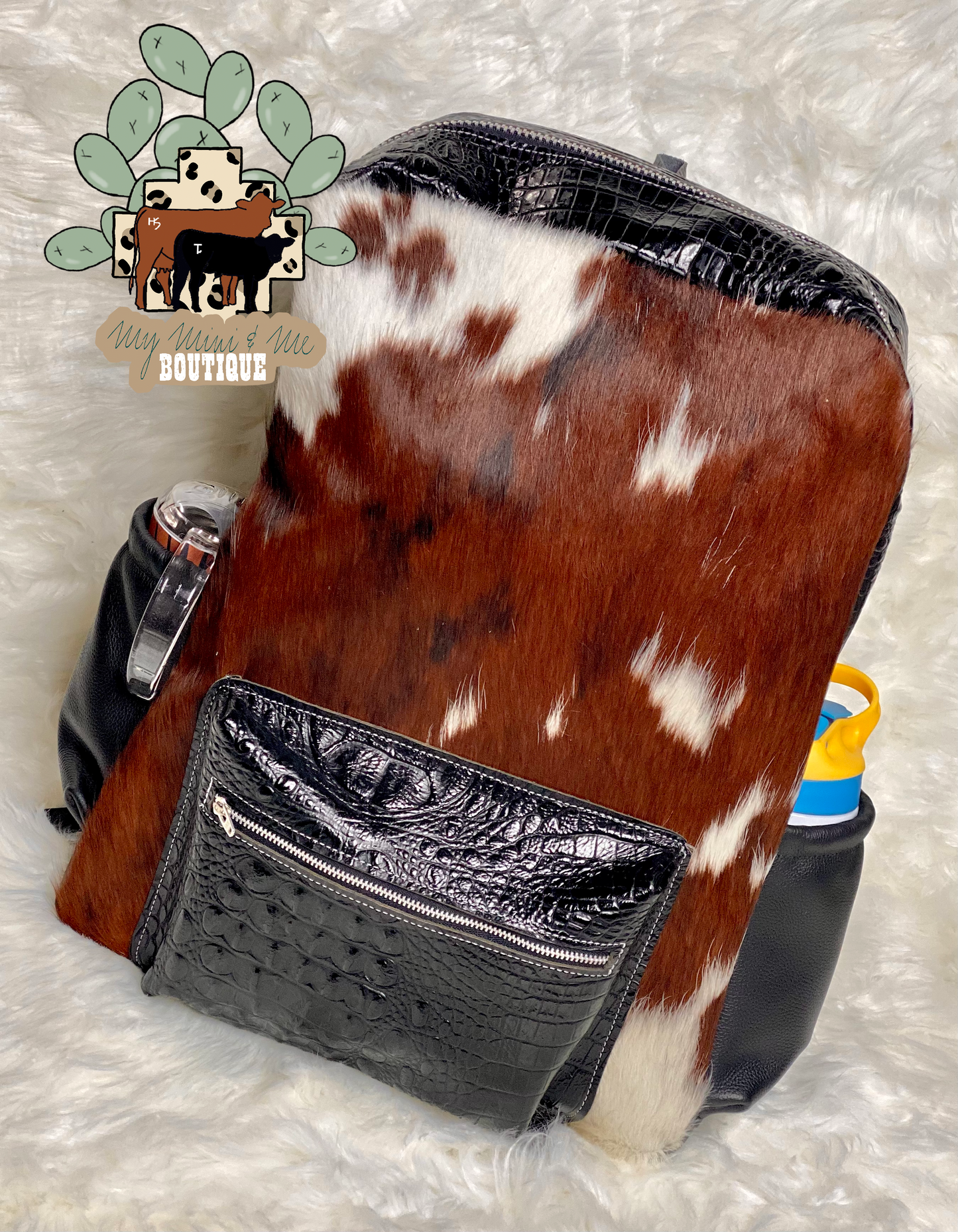 Cowhide Backpack