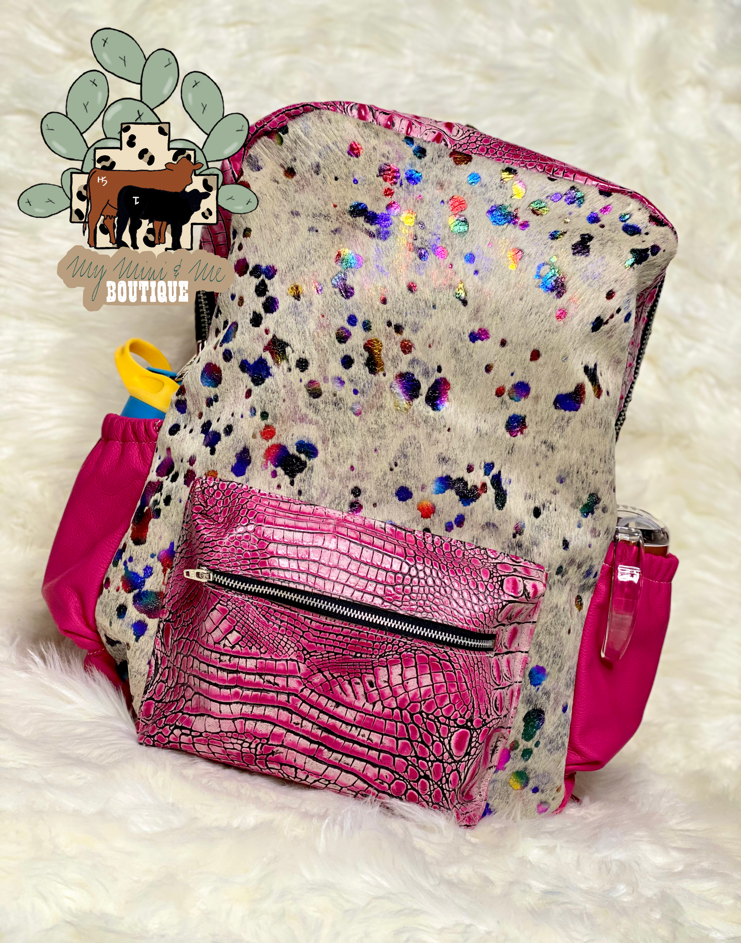Cowhide Backpack