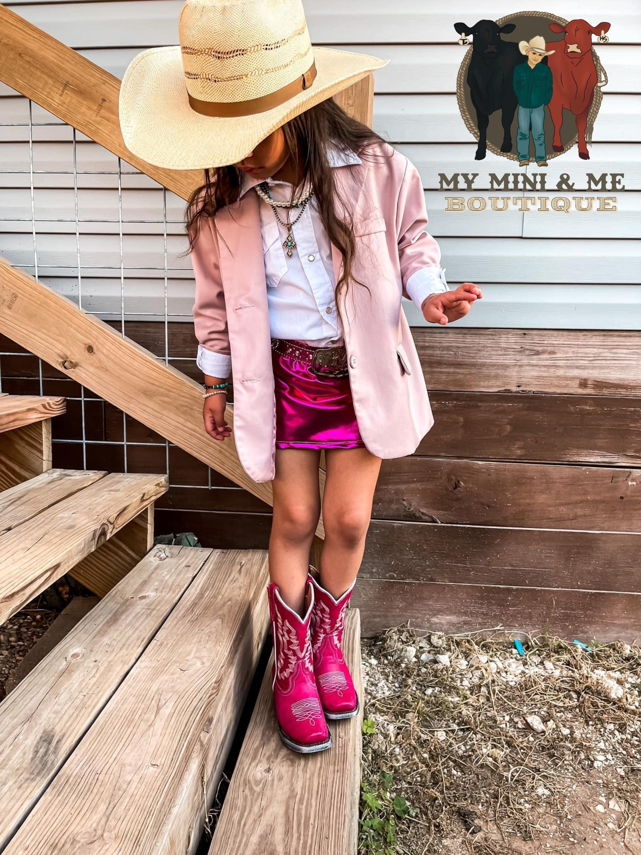 Hot pink leather sales hat