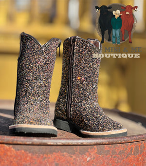 Brown Mermaid Cowgirl Boots