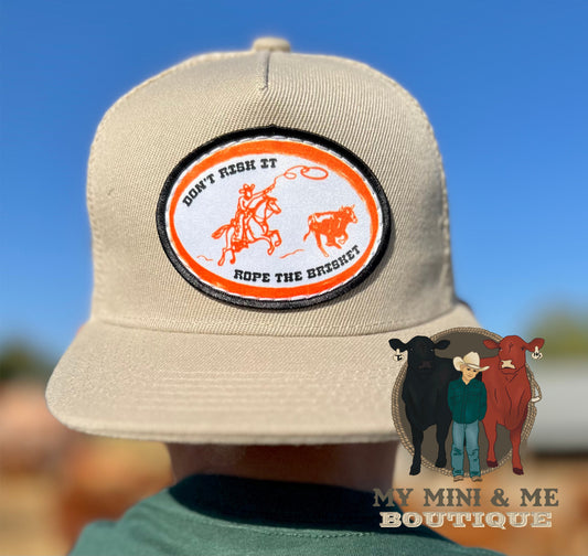 Rope The Brisket Patch Cap
