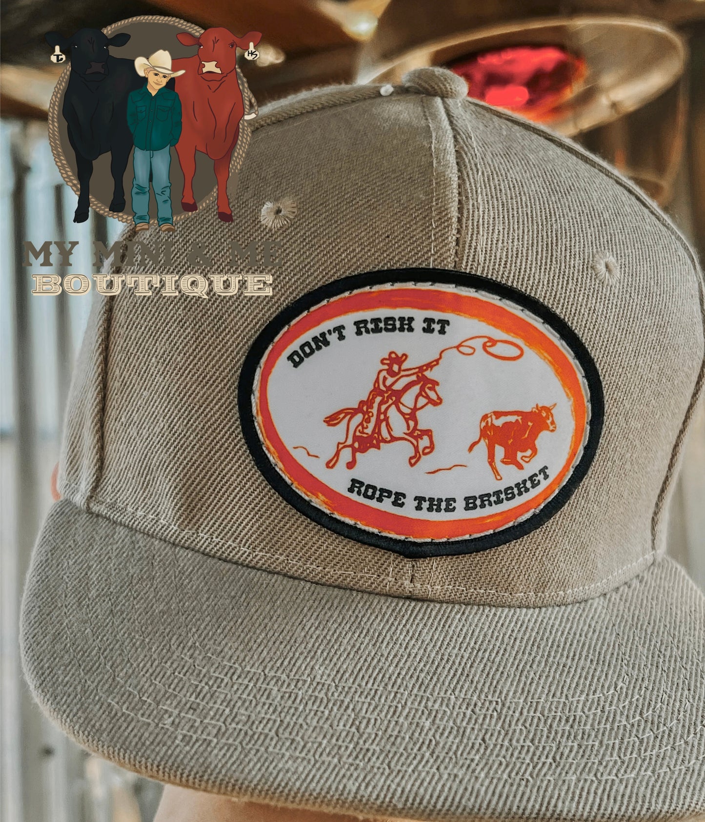 Rope The Brisket Patch Cap