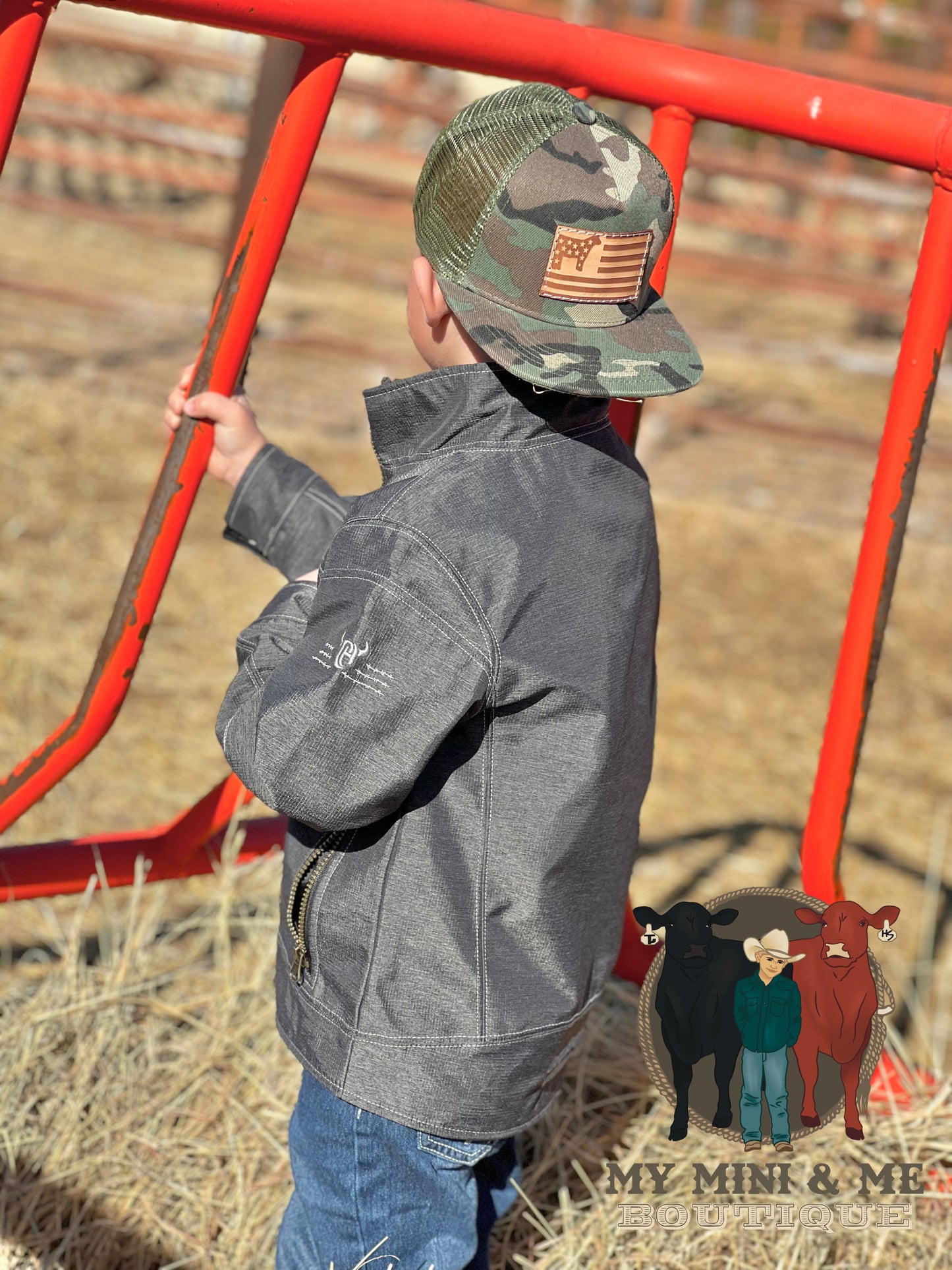 American Steer Leather Patch Cap